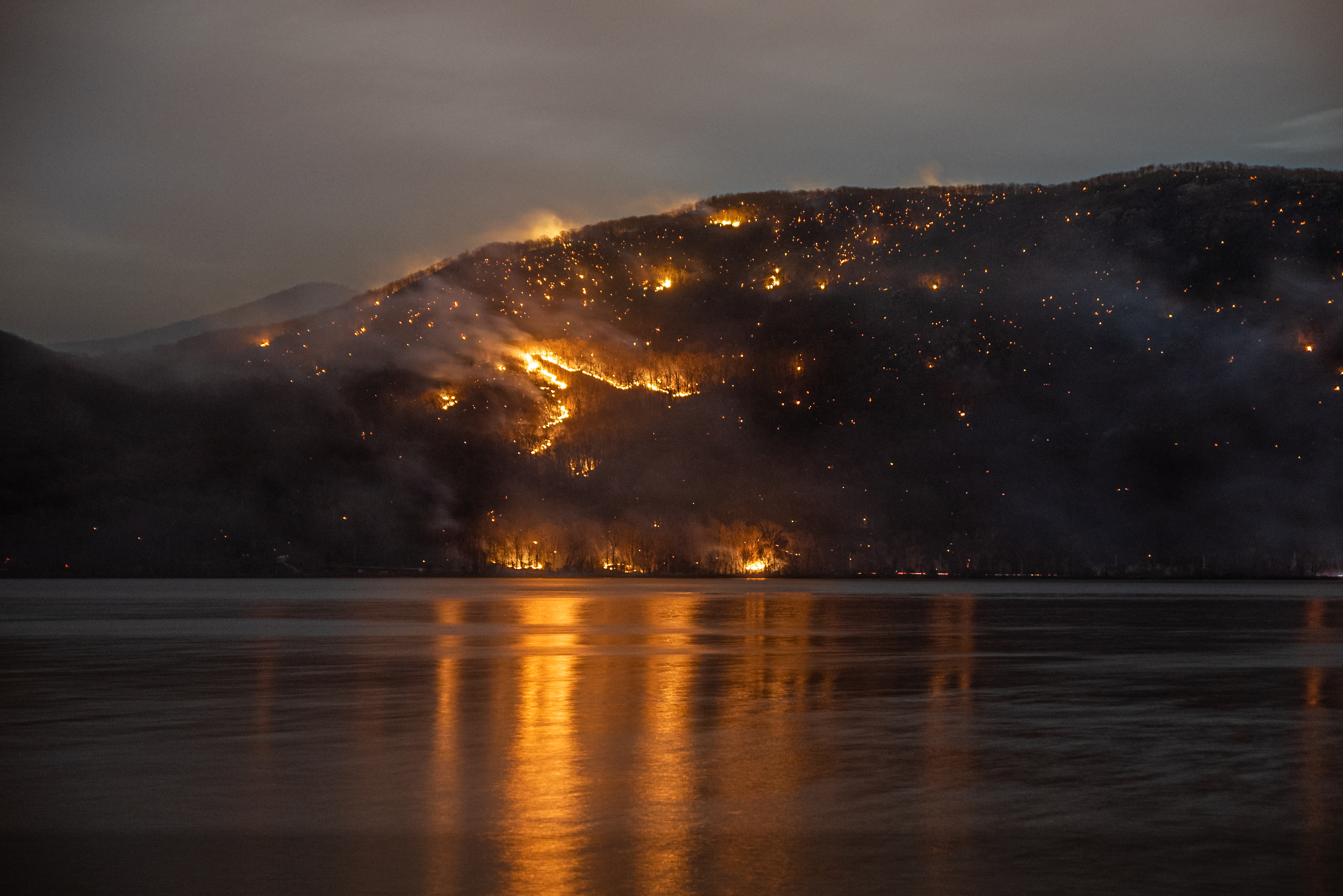 A fire broke out on Breakneck Ridge on March 9. Photo credit: Pierce Johnston.