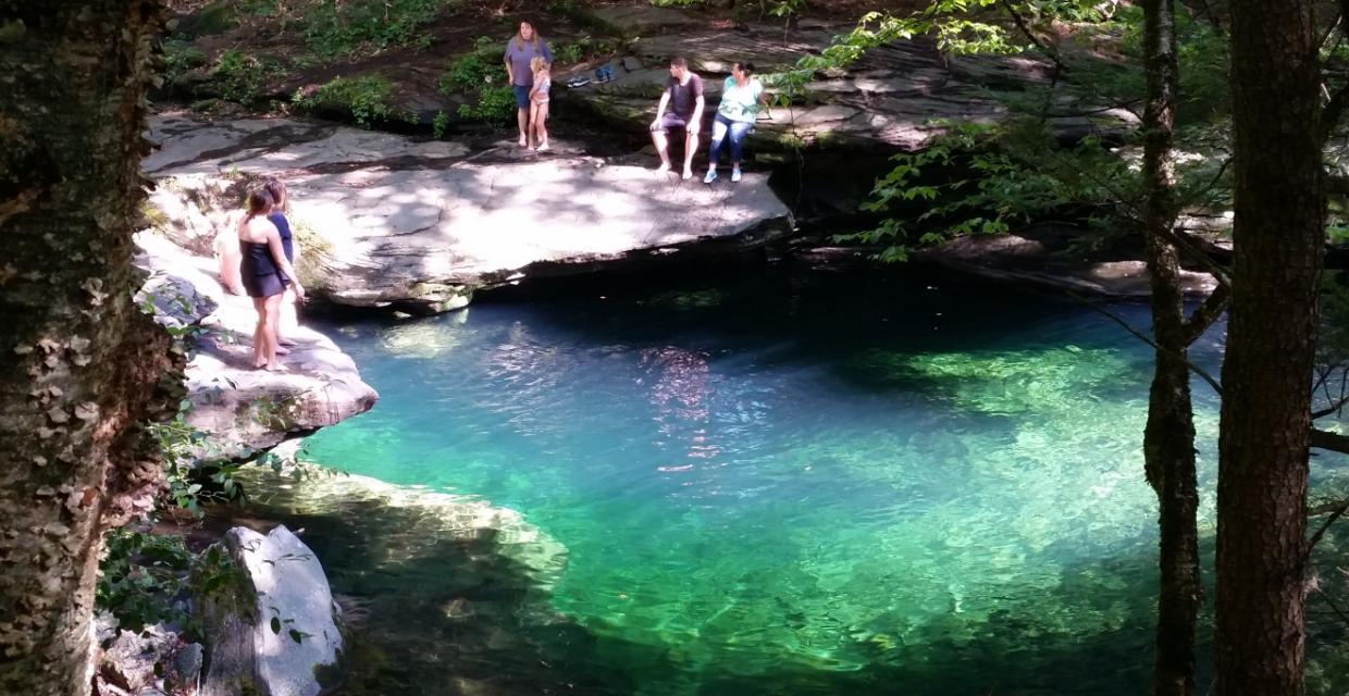 The Blue Hole on Rondout Creek in the Sundown Wild Forest