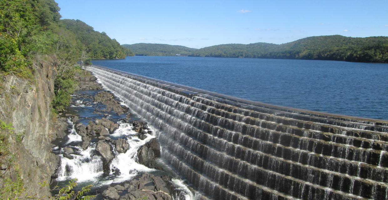 Spillway at the New Croton Dam Photo: Jane Daniels