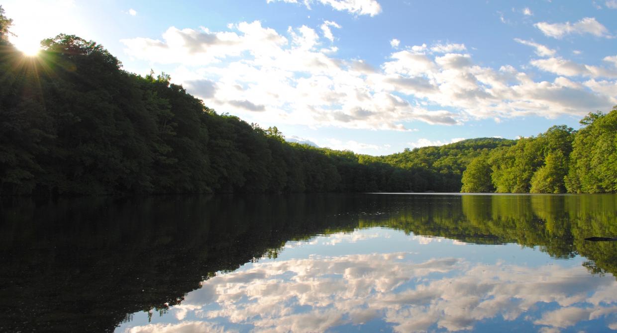 MacMillian Reservoir at Ramapo Valley County Reservation. Photo by Heather Darley.