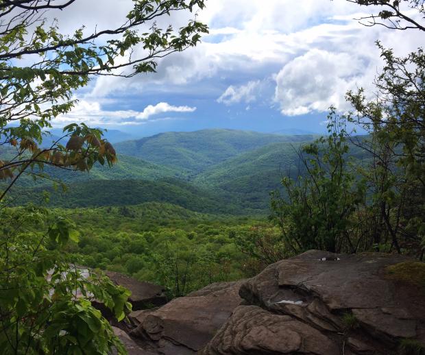 View from Giant Ledge in the Catskills. Photo by Marlee Goska.
