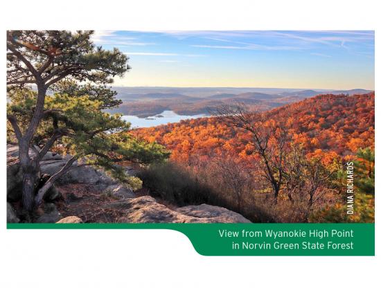 Northern New Jersey Highlands Trails Map Scenic Photo